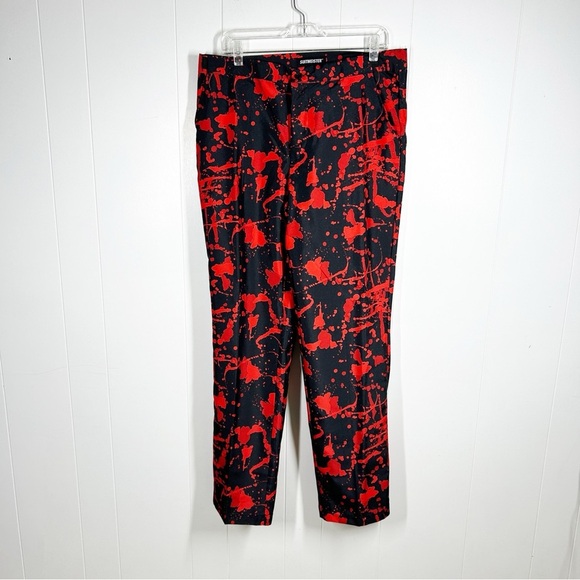 Suitmeister Black Halloween Black Spatter Suit with Tie Large (42-44) - Picture 3 of 14